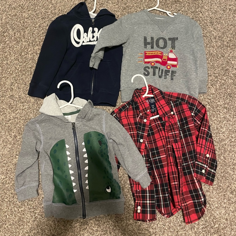 2T sweatshirt lot